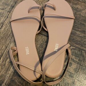 TKEES Mia Napa Tan Minimalist Sandals
